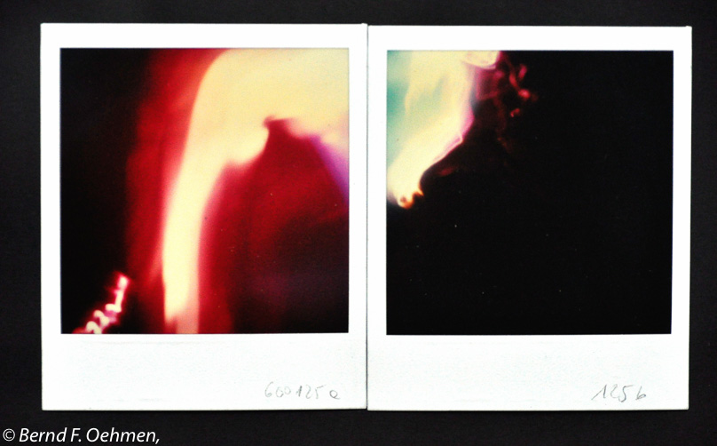 Flammen ins Inferno 2 SX-70 Prints